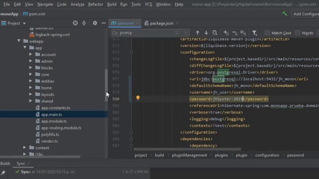 jHipster: creating a Monolithic Application смотреть онлайн