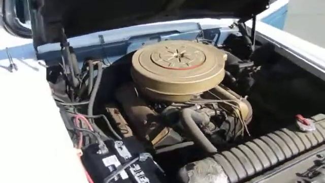 1959 White Ford Edsel Ranger Engine смотреть онлайн