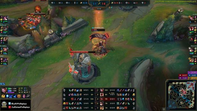 T1 Zeus Jayce vs Fiora [ TOP ] Patch 14.5 Korea Grandmaster ✅ смотреть онлайн