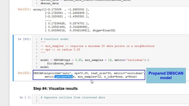 Implement DBSCAN Clustering and detecting OUTLIERS with Python смотреть онлайн