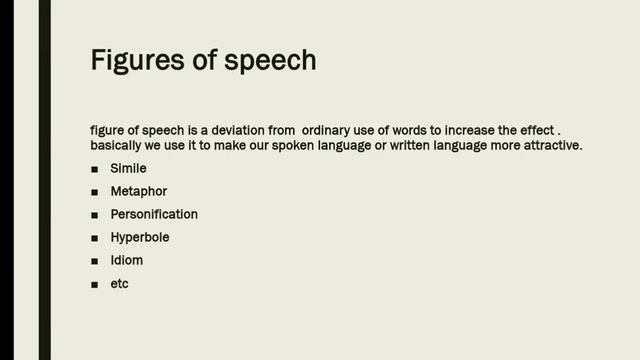 Difference between Parts of speech and Figure of speech смотреть онлайн
