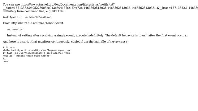 Unix & Linux: Bash script detecting change in files from a directory (5 Solutions!!) смотреть онлайн