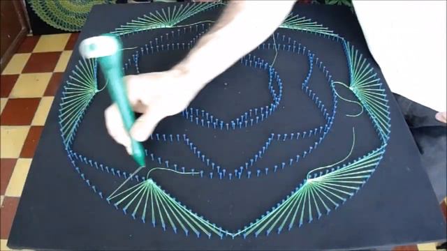 String Art Estrella Atómica By Jorge De La Tierra