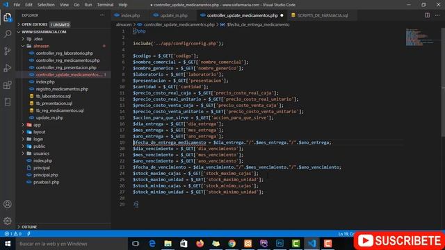 45 - Curso de PHP ?? (? Controller - UPDATE de Medicamentos ? parte 1 ) смотреть онлайн