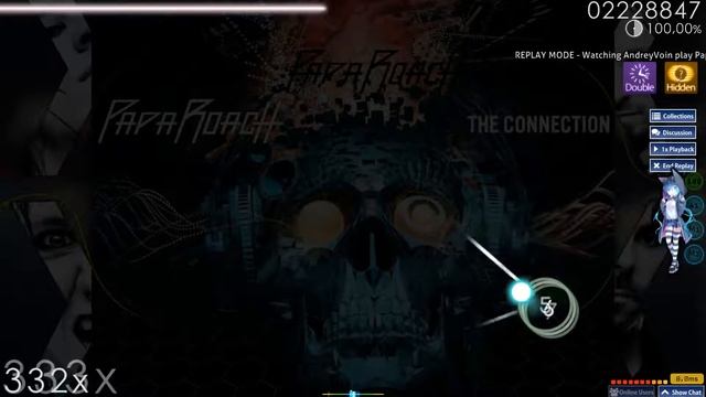 Osu. Papa Roach - 9th Life (Challenging) смотреть онлайн
