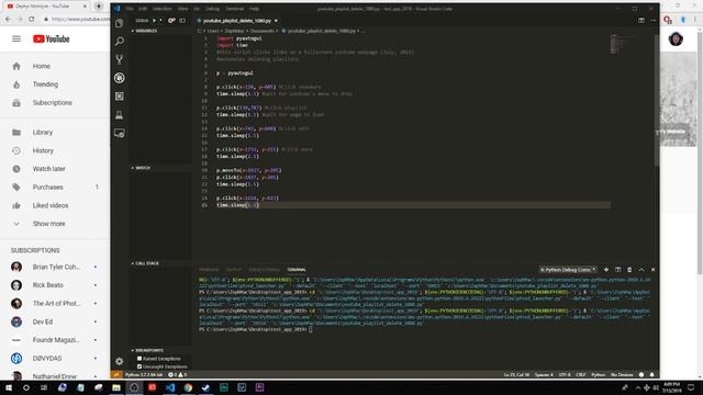 Short Python 'Point and Click' Mouse Script - Python Task Automation смотреть онлайн
