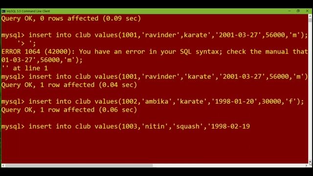 SEBA Class X Elective Computer Science MYSQL practical solved solution part 4 смотреть онлайн