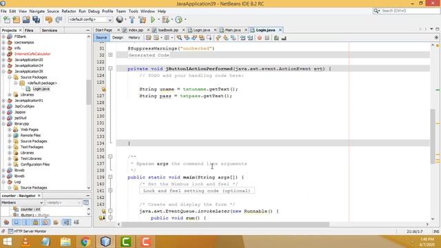 Login count using Java смотреть онлайн