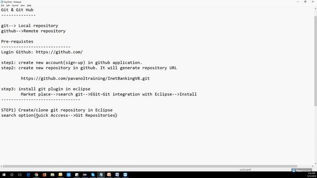 Eclipse plug-in for GIT & GitHub смотреть онлайн