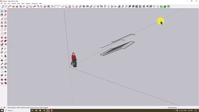 SketchUp Tutorial For Beginners: Staircase Modeling 1001Bit Pro смотреть онлайн