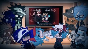 Gacha Club: Fnf react to VS Sonic EXE 2.0||You Can't Run and Cycles