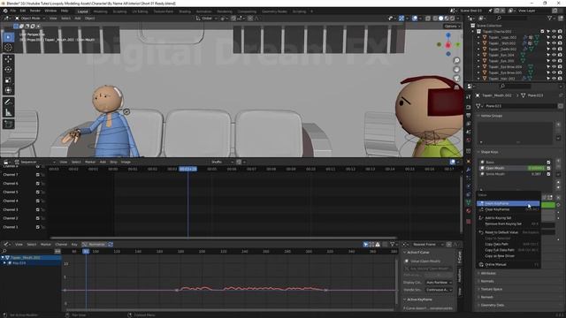 Blender 3.3.1 How to Animate Multi voice in MJO Scene I Hindi смотреть онлайн