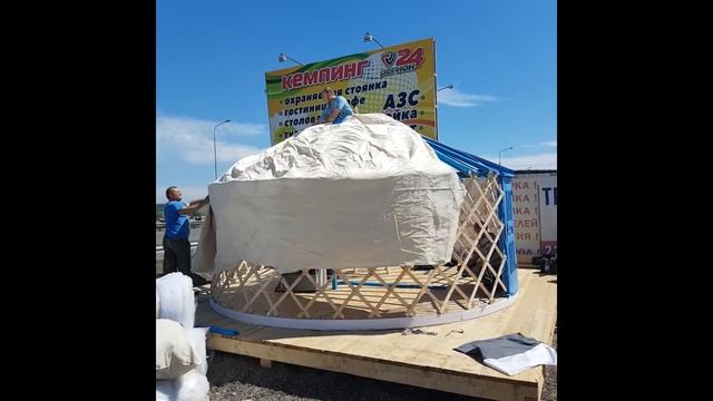 Сборка Юрты Сибири. Натуральная юрта смотреть онлайн