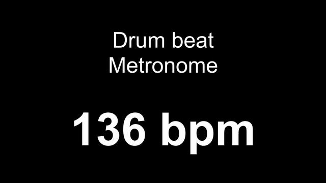 136 bpm metronome drum смотреть онлайн