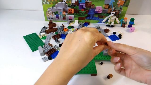 Мега сборка. Часть 5. Лего Майнкрафт. Собираем Новый Мир Майнкрафт.