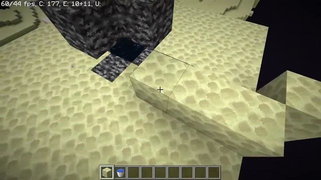 HOW TO ENTER THE END GATEWAY WITH WATER in Minecraft | java/bedrock/etc. смотреть онлайн