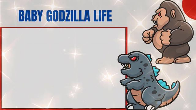 Baby Godzilla Kong Vs  Larva Mothra FIRE, WATER, AIR, And EARTH   Godzilla Animation Cartoon