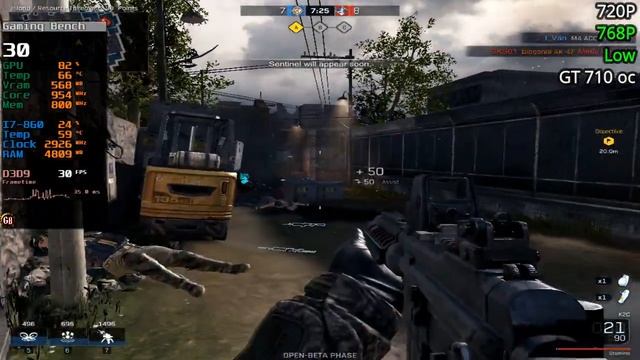 Ironsight | GT 710 1gb | I7 860 | 10gb Ram | Benchmark смотреть онлайн