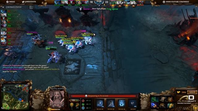 w33 Meepo EPIC 78m Game! Alliance vs Secret @ WCA смотреть онлайн