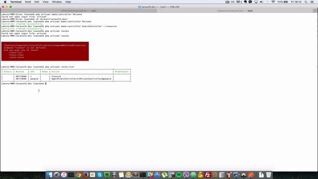 Laravel 5 tutorial for beginners Framework - 04 Controllers смотреть онлайн