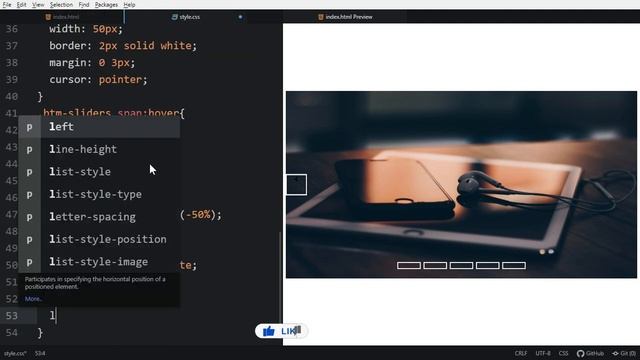Image Slider with Controls using HTML CSS & JavaScript смотреть онлайн