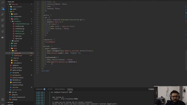 Simple ToDo App PART 4: Front in VueJS and TailwindCSS development timeline смотреть онлайн