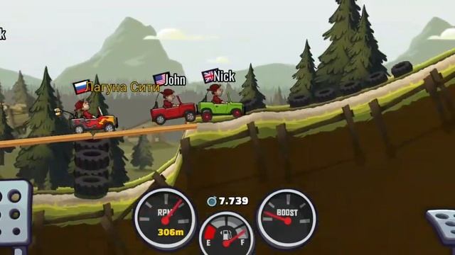 Hill Climb2. Разблокировали мопед. неудачное сальто. покоряем сельскую местность. серия 2. смотреть онлайн