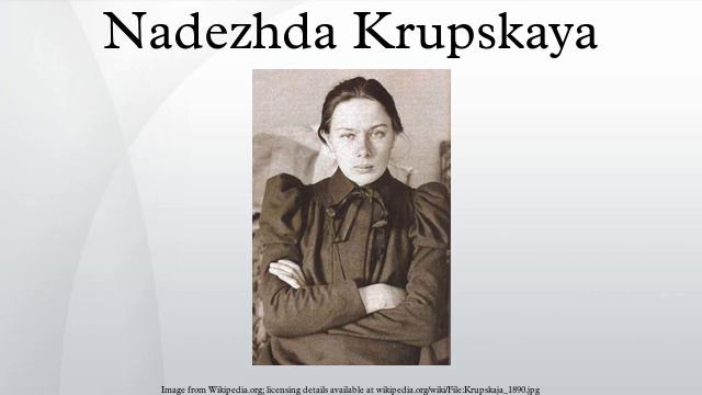 Nadezhda Krupskaya смотреть онлайн