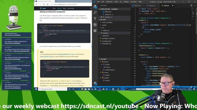 SDN Cast - Office Development Live Coding - E19 - Learning React + UI Fabric смотреть онлайн