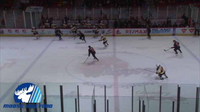 1st Period Highlights Brought to you by MJ Ford Moose Jaw (2) - смотреть онлайн