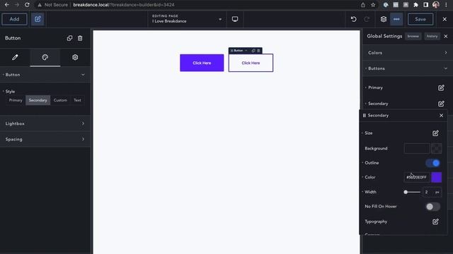 How To Use Breakdance's Global Button Settings смотреть онлайн