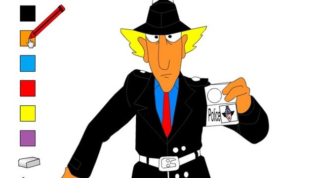Inspector Gadgets Coloring (Инспектор Гаджет раскраска) - прохождение игры