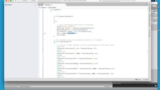 Matlab Unity Communication смотреть онлайн
