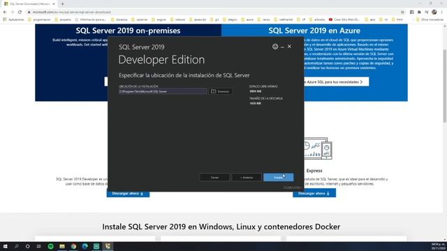 COMO INSTALAR SQL SERVER 2019 FACIL Y SENCILLO смотреть онлайн