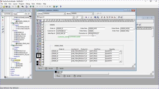 Add Text item Oracle Forms смотреть онлайн