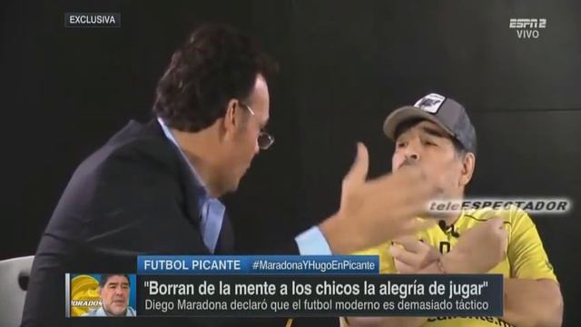 Diego Armando Maradona entrevistado por Hugo Sanchez y David Faitelson - Futbol Picante(2/2) смотреть онлайн