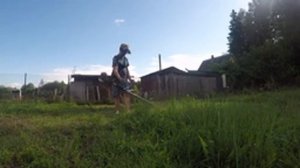 Опять я косил траву