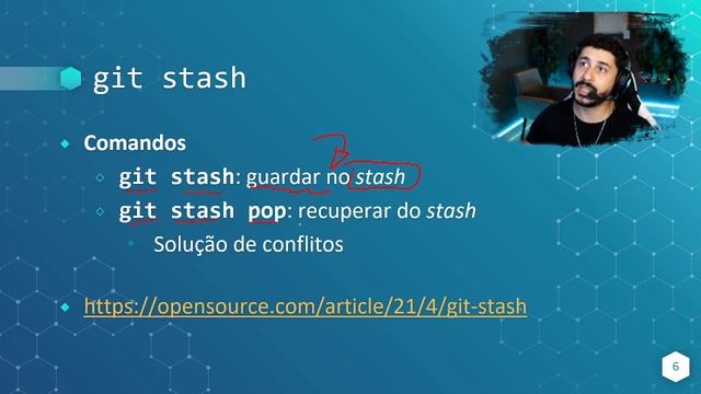 [Curso de Git e GitHub - 2023] Aula 9: git stash смотреть онлайн