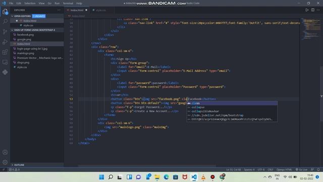 Login Form Using Bootstrap 5 | Bootstrap 5 Website Full Tutorial | Web Designing смотреть онлайн