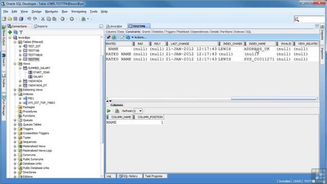 Oracle 11G Tutorial | Intro to Primary and Unique Keys | InfiniteSkills Training смотреть онлайн