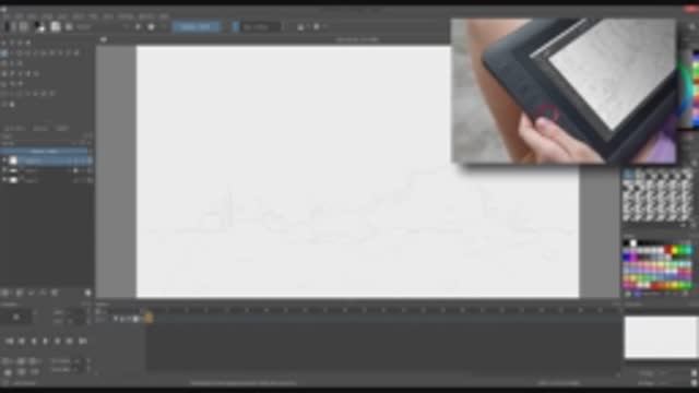 Видеоурок в Krita и HitFilm Express на интерактивном дисплее XPPen Artist 12 Pro смотреть онлайн