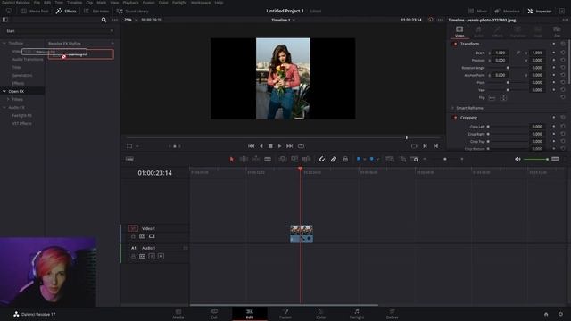 Вертикальное ФОТО и ВИДЕО в горизонтальное / Сменить ориентацию видео в DaVinci Resolve 17 [ГАЙД] смотреть онлайн