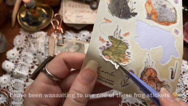 ASMR Scrapbooking ?? Princess and the Frog Aesthetic | Diary | No Talking смотреть онлайн