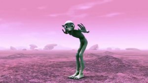 ТАНЦУЮЩИЙ ИНОПЛАНЕТЯНИН ПОЕТ "Crazy Frog"