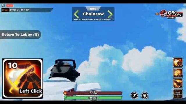 รีวิว Chainsaw (Denji ) จาก Chainsaw Man ! | [LIMITED SKIN] Encounters ⚔️ Fighting | Roblox смотреть онлайн