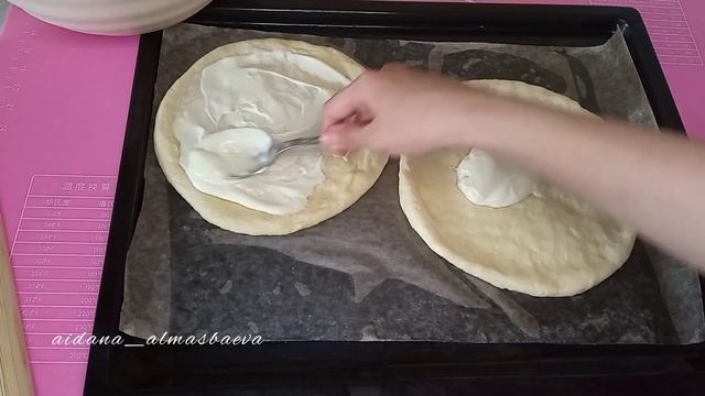 Пицца без дрожжей за 20 минут. Өте жылдам пицца. Казакша рецепт. смотреть онлайн