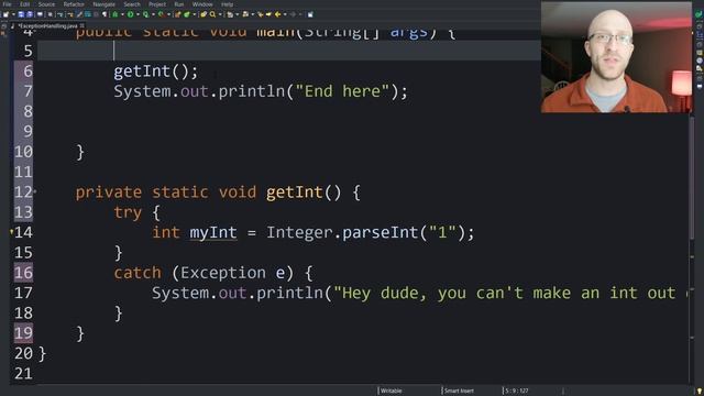 Exception Handling in Java Tutorial смотреть онлайн