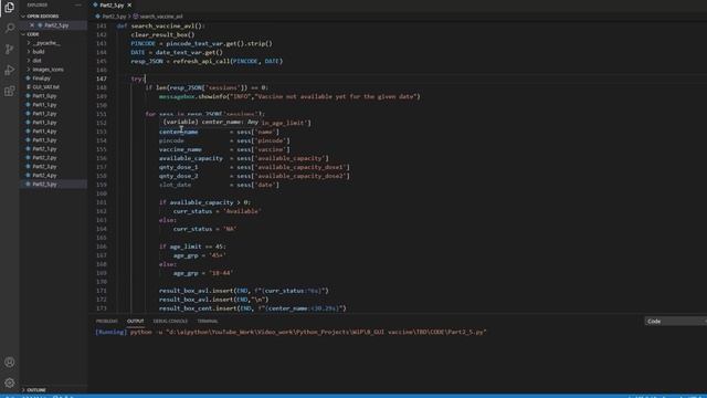 ✅ #11 Write function for search button to fetch final Results | Desktop app using Python and Tkinte смотреть онлайн