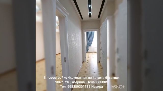недвижимость самарканда. 4комнатная в новостройке. ул. гагарина смотреть онлайн