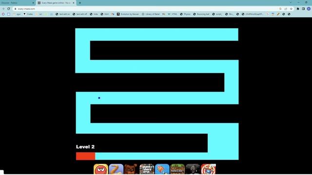 Scary maze game speedrun attempt смотреть онлайн